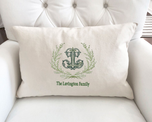 Custom Pillow covers you choose the Monogram style