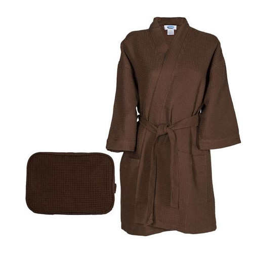  Waffle Weave Robe Monogrammed Set 