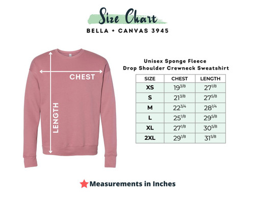 BELLA CANVAS Embroidered Teacher Sweatshirt 