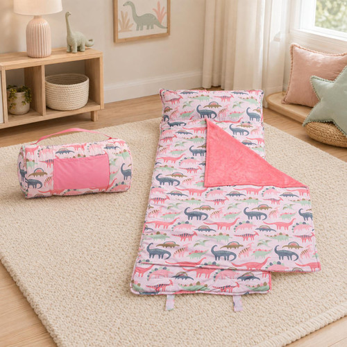 Stephen Joseph Pink Dinosaur Nap Mat 