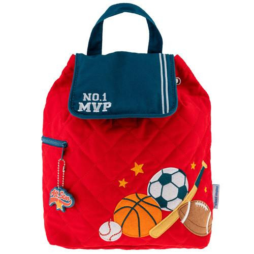 Stephen Joseph Sports Theme Backpack Quilted 