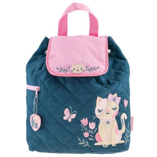 Stephen Joseph Quilted Cat Backpack 