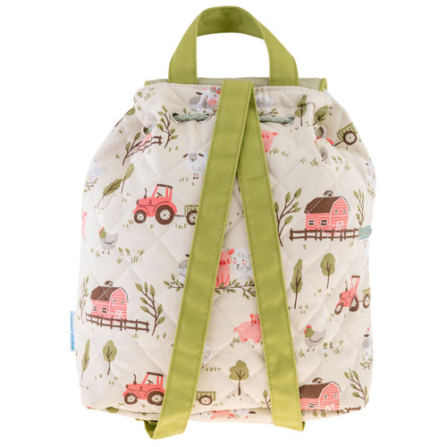 Stephen Joseph Farm All Over Print Quilted Backpack 