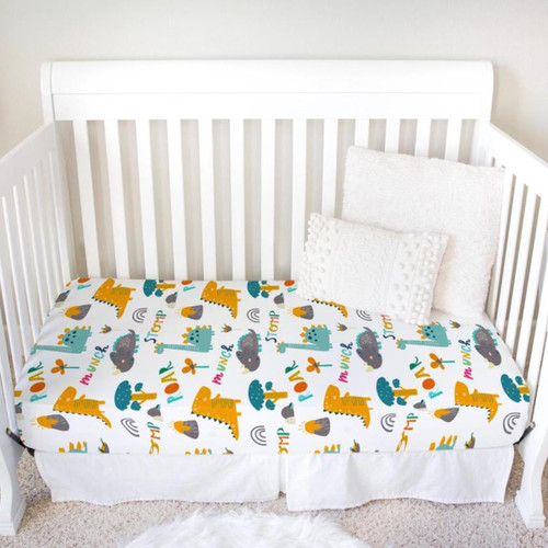  Dino Crib Sheet 