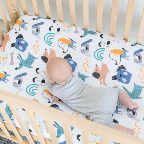  Puppy Crib Sheet 