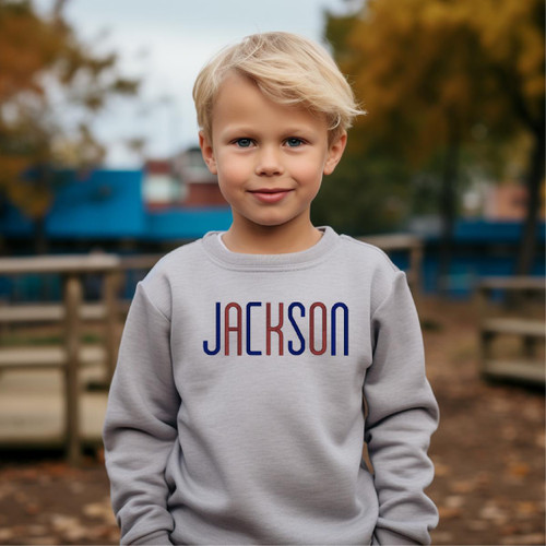  Sweatshirt With Name for Boys 