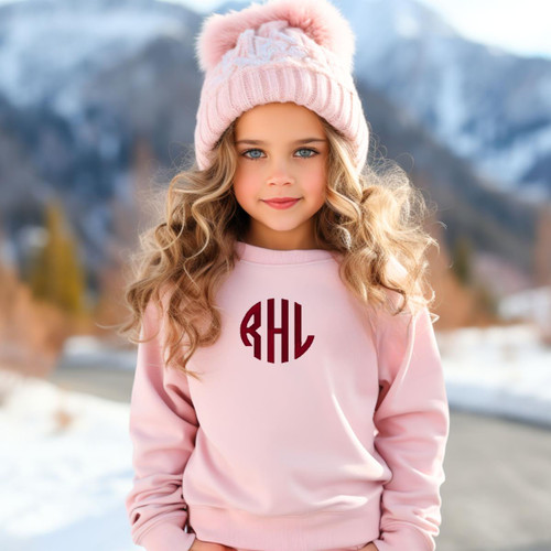  Kids Monogrammed Sweatshirt 