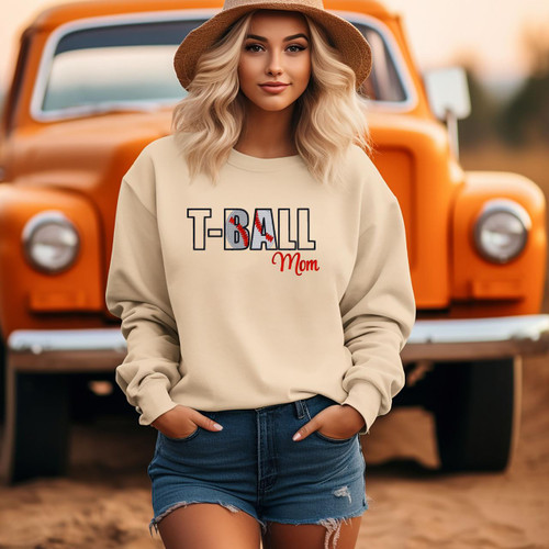 Gilden T- Ball Mom Sweatshirt 