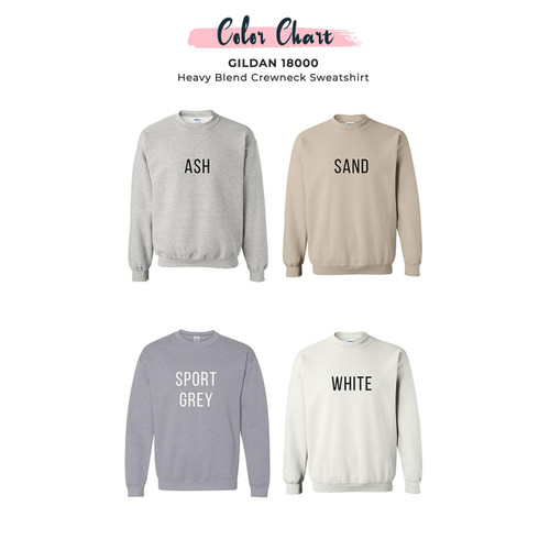 Gilden Decaf Coffee Embroidered Sweatshirt 