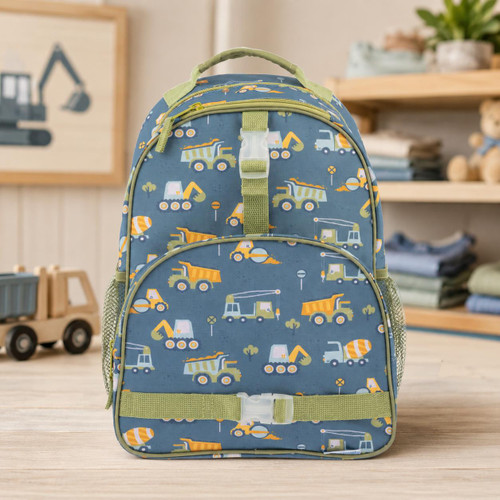 Stephen Joseph Construction Design Boys Backpack Personalized 