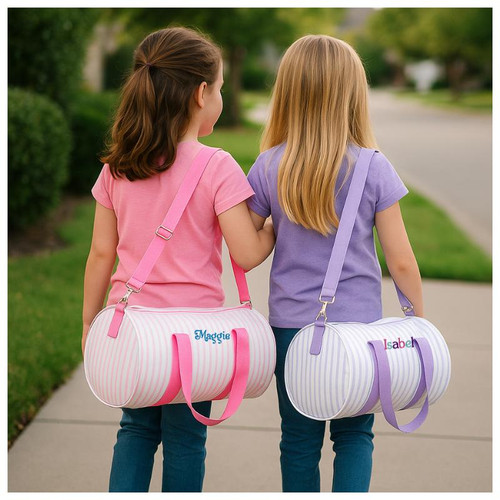 Personalized Duffle Bags for Kids (Stripes) Personalized Duffle Bags for Kids (Stripes)