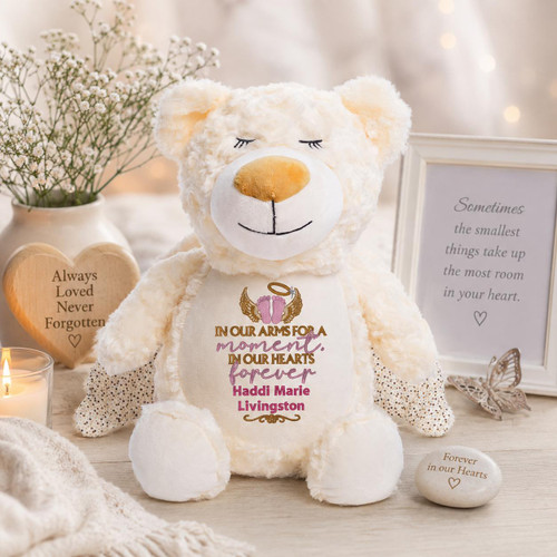 Cubbie Personalized Baby Loss Memorial Stuffed Animal Keepsake 