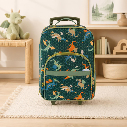 Stephen Joseph Personalized Dragon Rolling Suitcase for Kids 