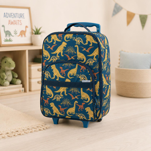 Stephen Joseph Personalized Dinosaur Rolling Suitcase for Boys 