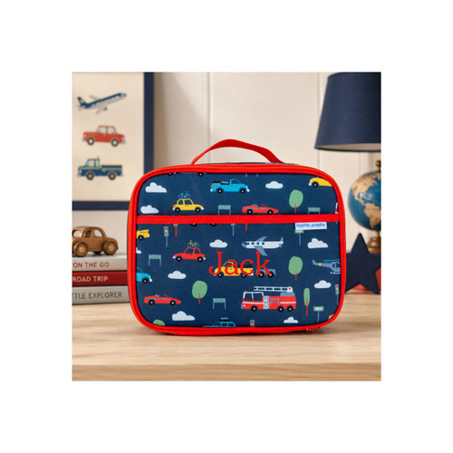 Stephen Joseph Personalized Transportation Lunch Box | Kids Lunch Bag 