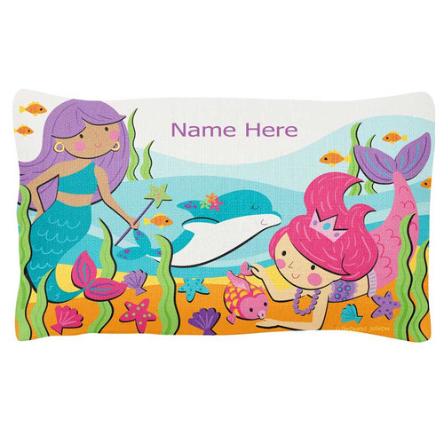 Mermaid Personalized Throw Pillow