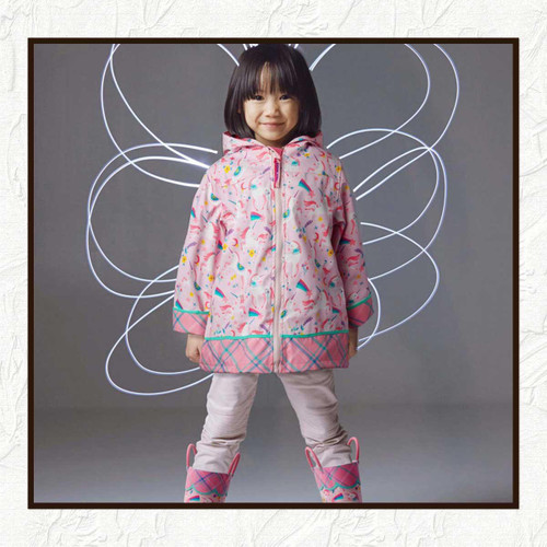 Stephen Joseph Unicorn Rain Coat Personalized 