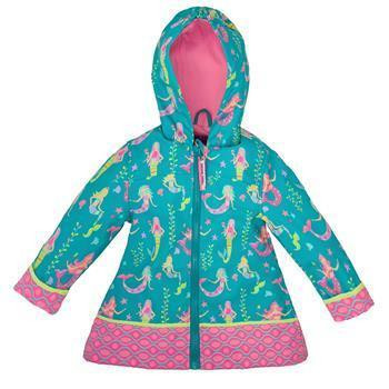 Stephen Joseph Mermaid Rain Jacket Personalized 