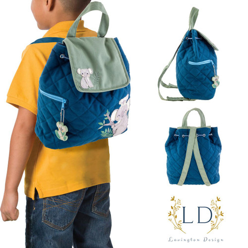 Stephen Joseph Koala Bear Quilted Backpack 