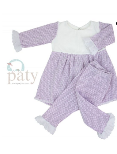 Lavender Paty Knit , Special Occassion clothing for little girls,