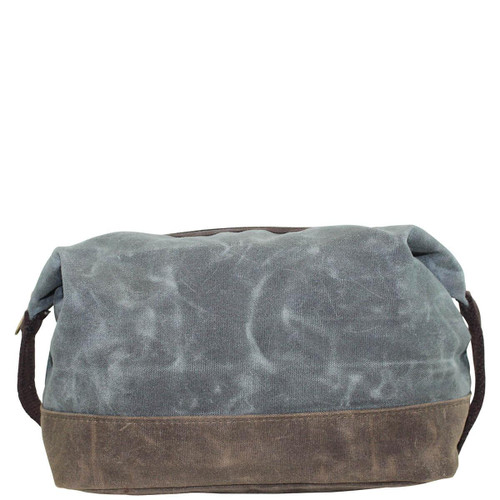 CB Waxed Canvas top zip Dopp Kit 