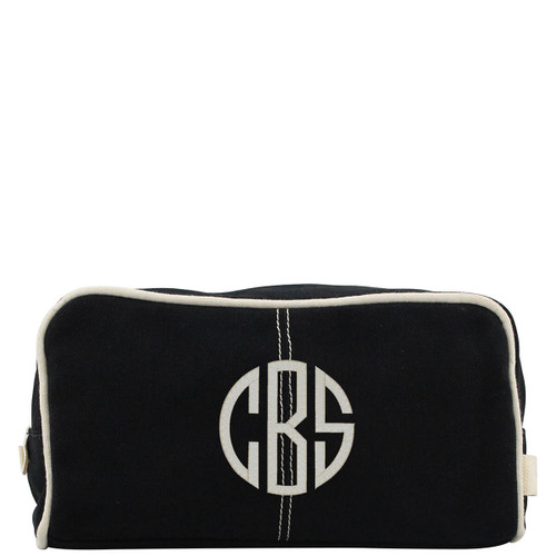 Dopp kits canvas monogrammed great for wedding party gifts