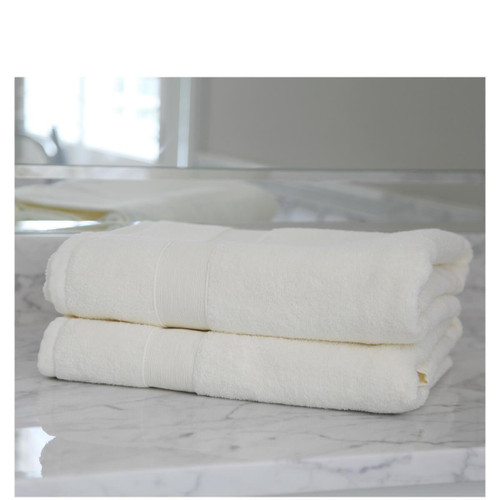 CB Bath Sheet Monogrammed Ivory 