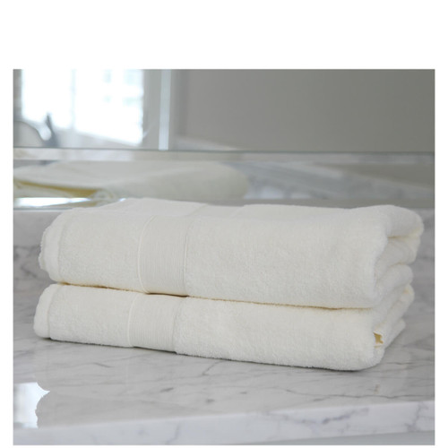 Ivory Monogrammed Bath Sheets