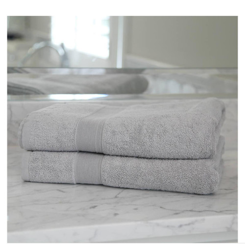 CB Bath Sheet Monogrammed Gray 