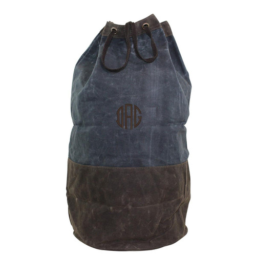 CB Waxed Canvas Laundry Duffel -Slate 