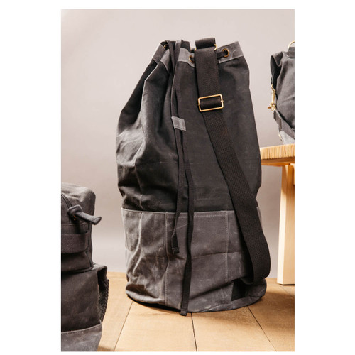 Monogrammed Duffel Black