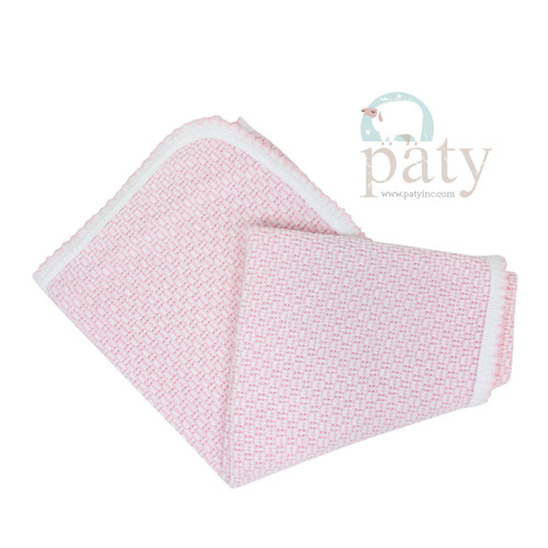 Pink Monogrammed Baby Blanket from Paty inc.
