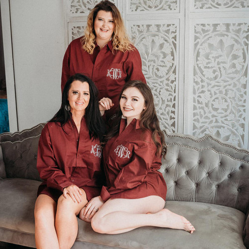 Everything Else Extra Bridesmaid Oxfords- Burgundy 