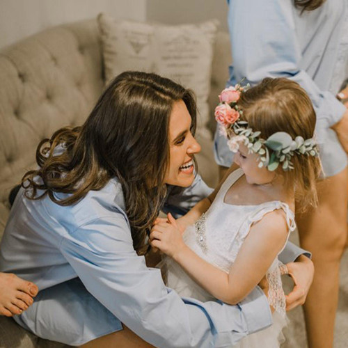 Everything Else Extra Bridesmaid Oxfords- Lt. Blue 