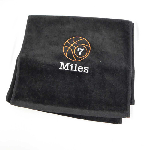 Basketball  towel embroidered sports towel for sweat