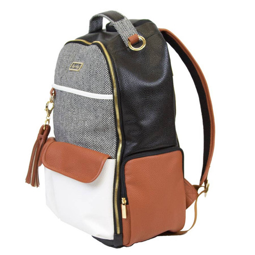 side view of out full size gender neutral  Itzy Ritzy Diaper Bag