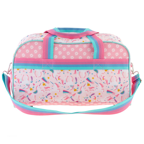 Monogrammed Duffle Bags for kids  by Stephen Joseph, Pink Unicorn Design