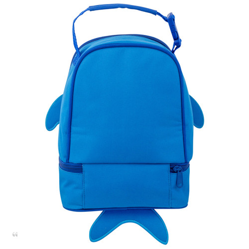 Stephen Joseph Shark Lunch Bag for Kids backside of the lunchbox