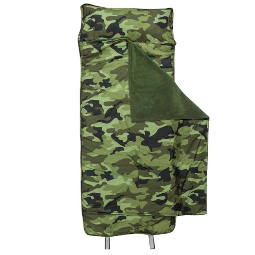 Stephen Joseph Nap Mat and Pillow in a Camo Print 