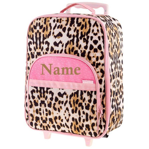 Stephen Joseph Toddler Rolling Luggage Leopard Print 