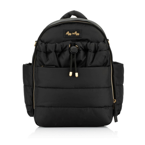  Itzy Ritzy Black Puffer Diaper Bag 