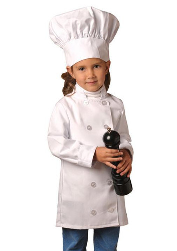 Kids Chef Set- little kids chef coat and hat set