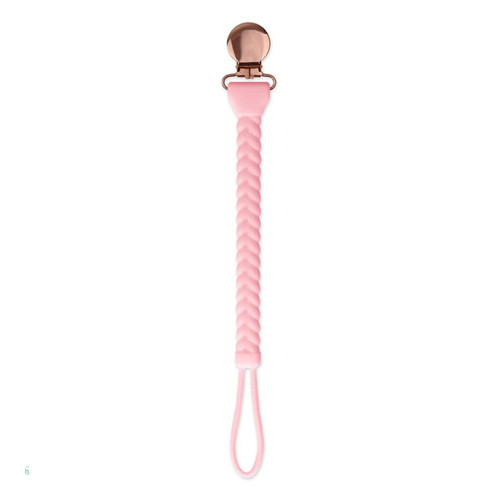 Pink Itzy Ritzy Pacifier Clip