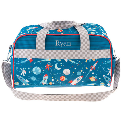 Space theme kids duffle bag
