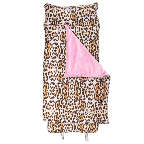 Girls Nap Mat with fun Leopard Print