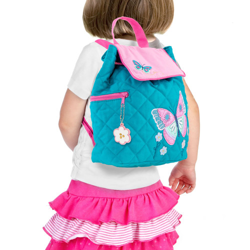 Toddler Butterfly Quilted Backpack life style photo