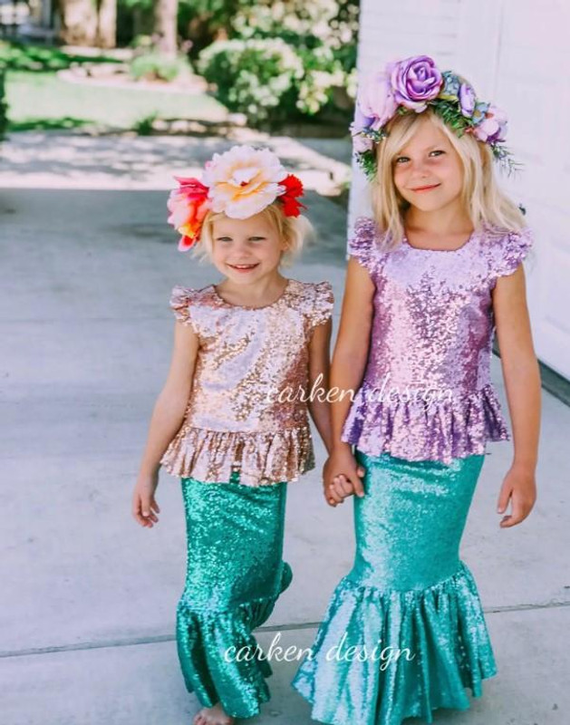 Everything Else Sequin Mermaid Top 
