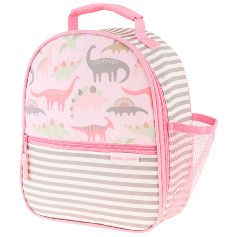 Pink Dinosaur Lunch Bag