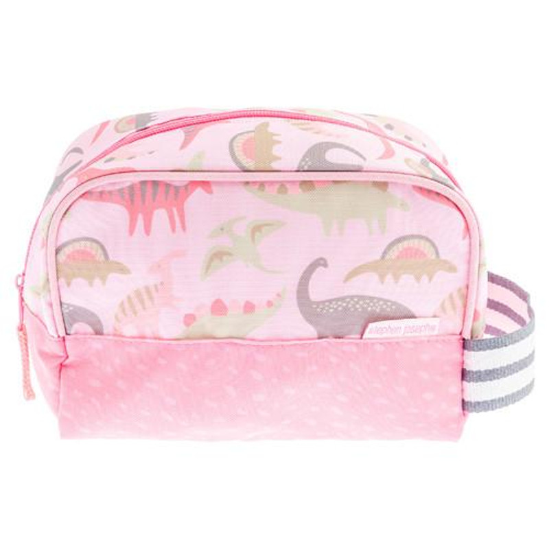 Stephen Joseph Pink Dino Toiletry Bag 