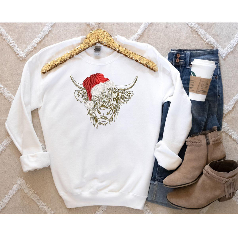 Gilden Christmas Highland Cow 